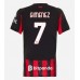 AC Milan Santiago Gimenez #7 Hjemmedrakt Dame 2025-26 Kortermet